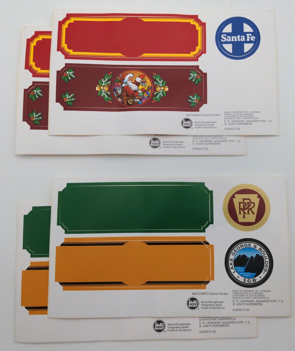 LGB 69572 Undecorated Motorized Tender w/ Sound EX/Box