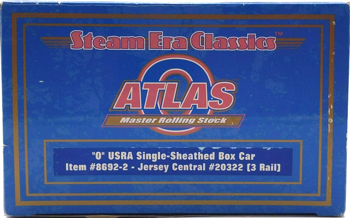 Atlas 8692 O Scale CNJ USRA Boxcar (3 Rail)