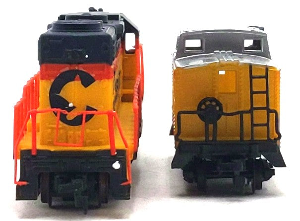 Life-Like HO Scale Balt. & Ohio Chessie System Diesel Locomotive & Caboose #4810 EX/Box
