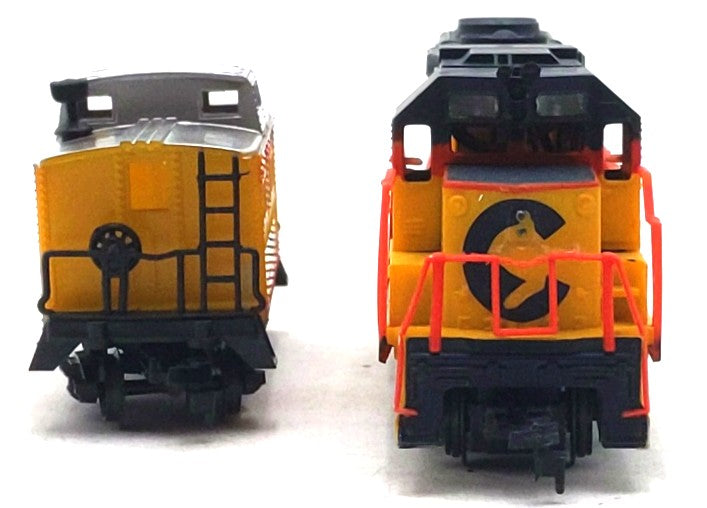 Life-Like HO Scale Balt. & Ohio Chessie System Diesel Locomotive & Caboose #4810 EX/Box
