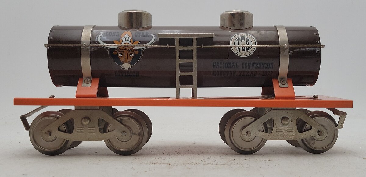 McCoy 1000-77 Standard Gauge 1977 Lone Star TCA Tank Car EX/Box