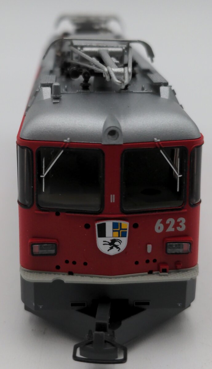 Bemo 1358 183 HOm Scale RhB "Glacier Express" Electric Loco DC/DCC Sound #623 LN/Box