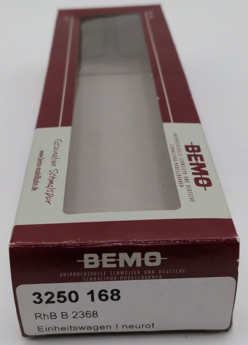 Bemo 3250 168 HOm Scale RhB Coach Car #2368 LN/Box