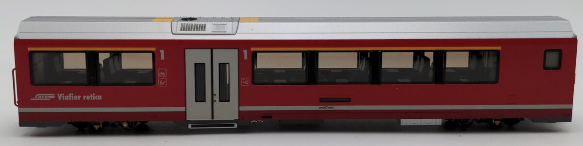 Bemo 3298 101 HOm RhB A 570 02 AGZ End Passenger Car #1 LN/Box