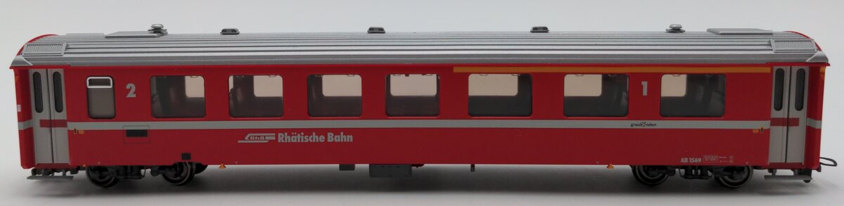 Bemo 3241 169 HOm Scale RhB Coach Car #1569 EX/Box