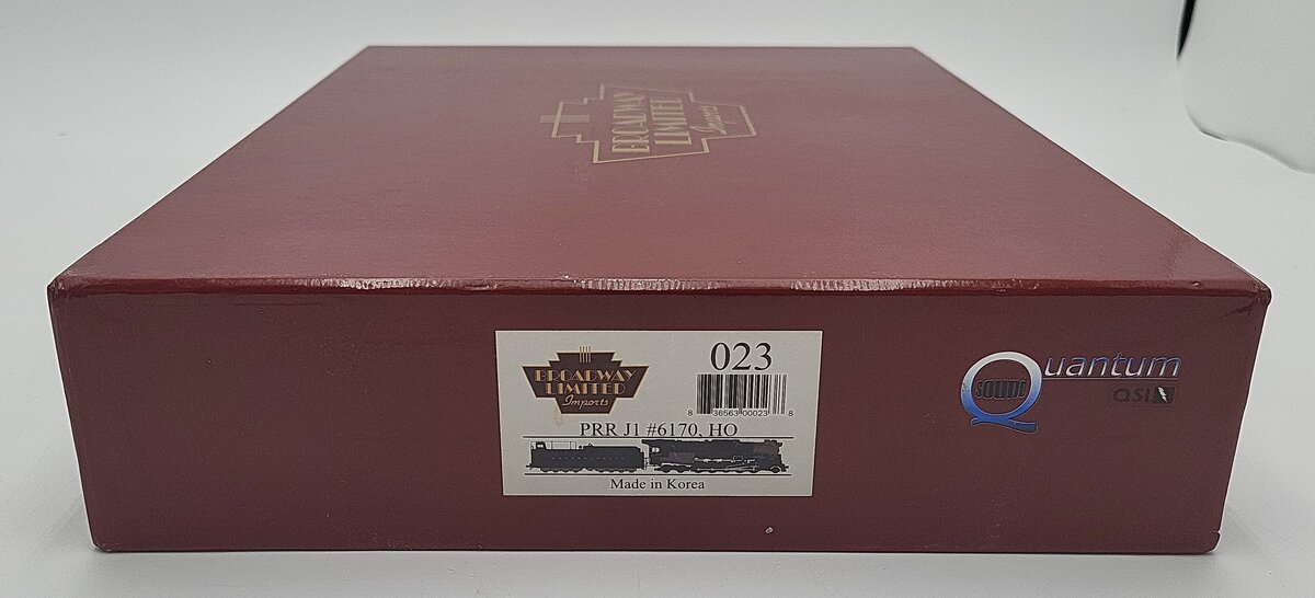 Broadway Limited 023 HO PRR J-1 2-10-4 Steam Locomotive & Tender #6170 w/DCC EX/Box