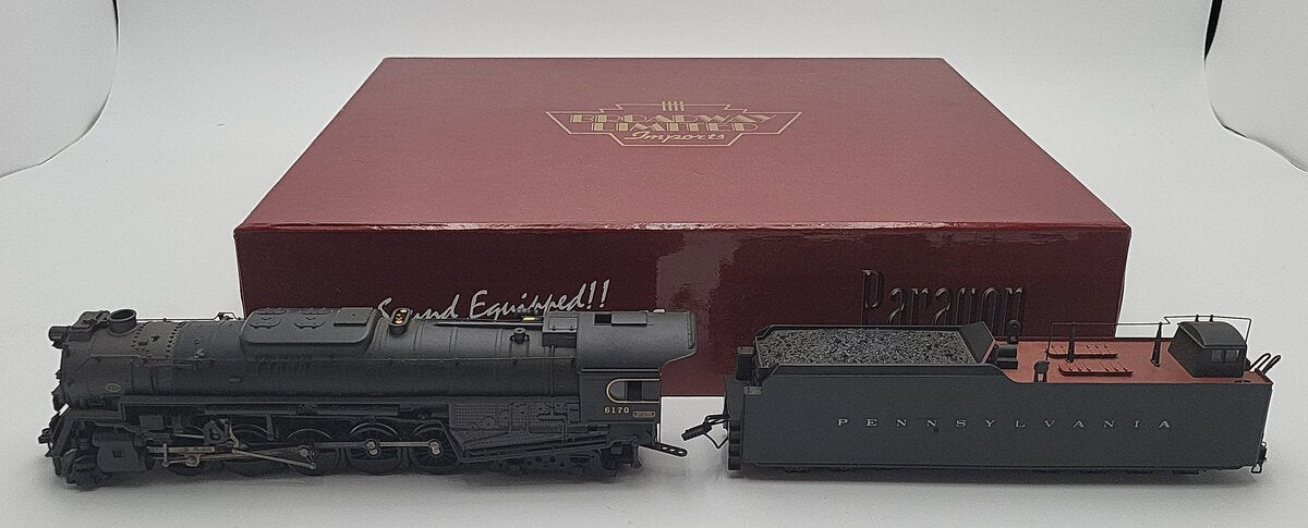 Broadway Limited 023 HO PRR J-1 2-10-4 Steam Locomotive & Tender #6170 w/DCC EX/Box