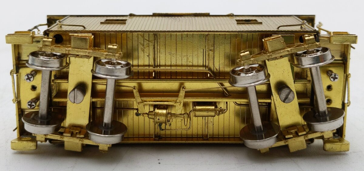 Rail Works HO Brass PRR 8-Wheel Dive NDa-Caboose - Unpainted EX/Box