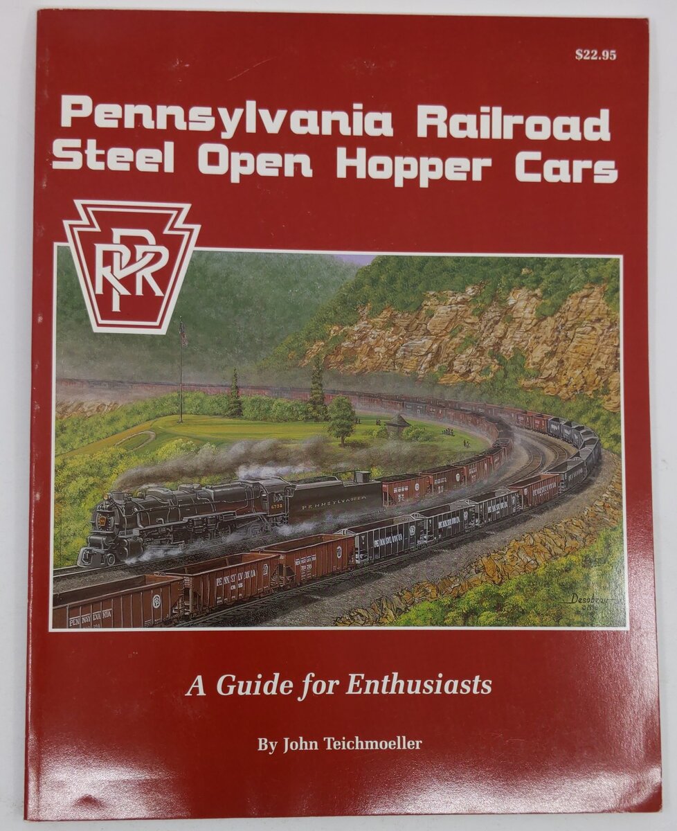 Pennsylvania Railroad Steel Open Hopper Cars Paperback Book By John Teichmoeller VG