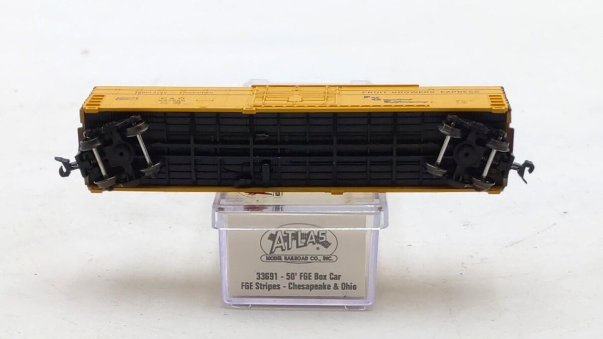 Atlas 33691 N Scale Chesapeake & Ohio 50 FGE Box Car #897858 LN/Box