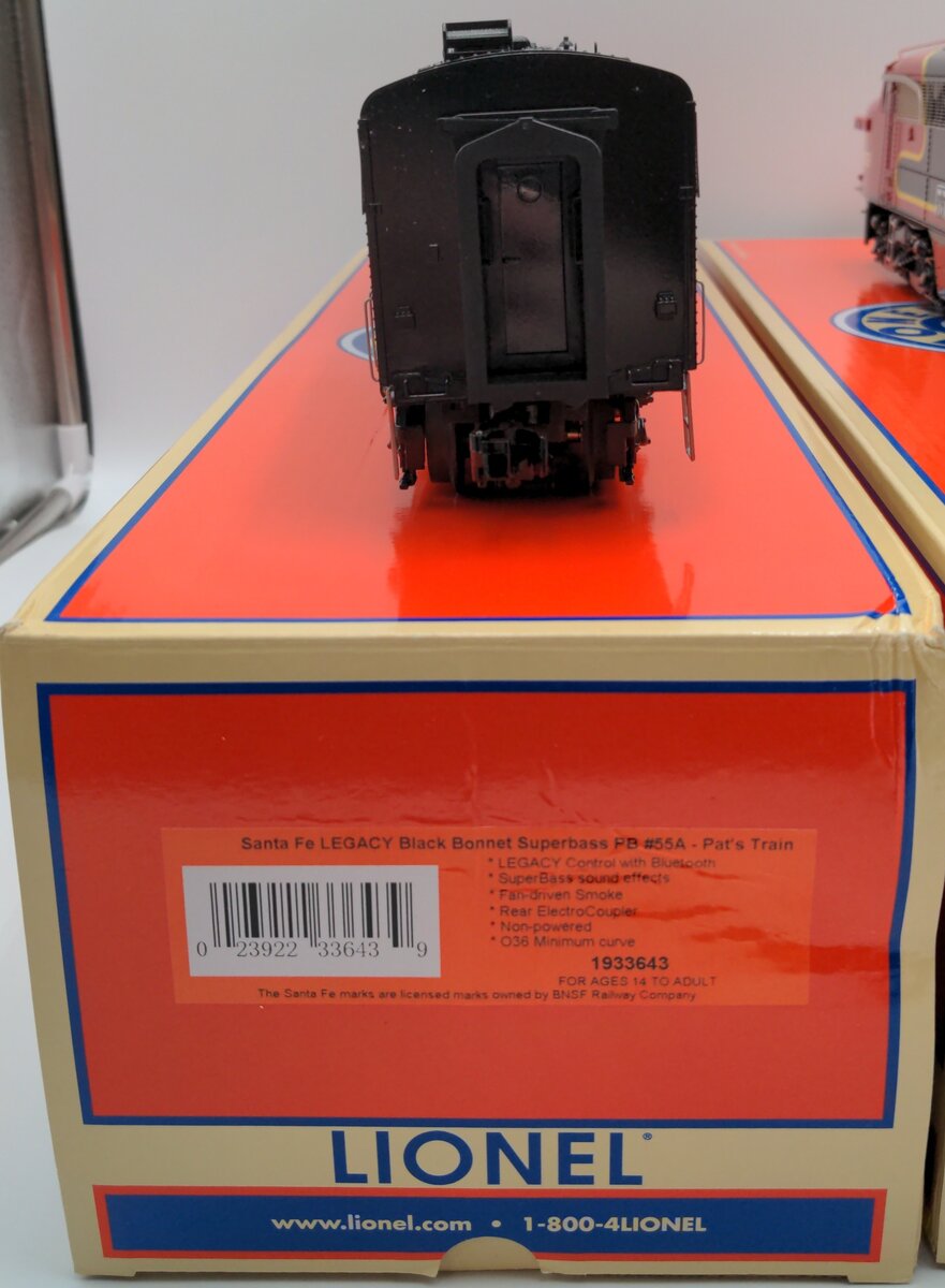 Lionel 1933640 O Santa Fe LEGACY Black Bonnet PA ALCO A-B-A Set #55 EX/Box