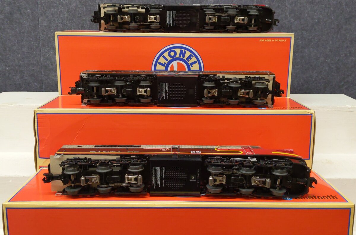Lionel 1933640 O Santa Fe LEGACY Black Bonnet PA ALCO A-B-A Set #55 EX/Box