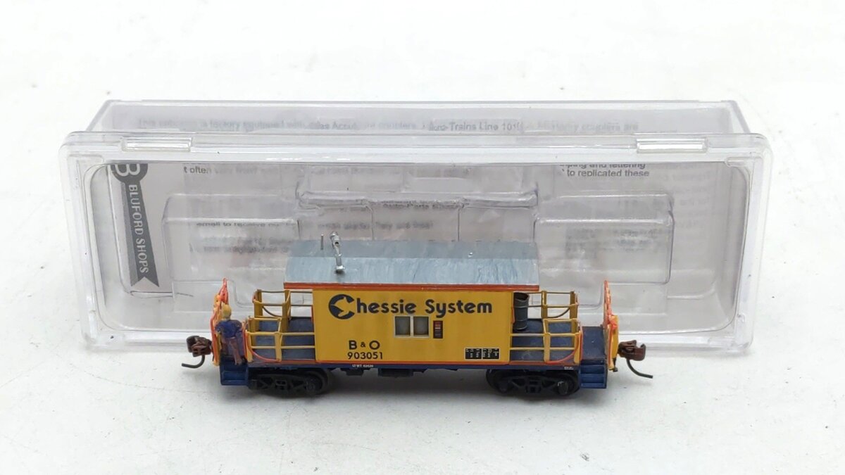 Bluford Shops 23070 N Scale Chesapeake & Ohio Transfer Caboose #903051