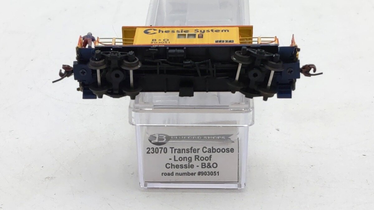 Bluford Shops 23070 N Scale Chesapeake & Ohio Transfer Caboose #903051