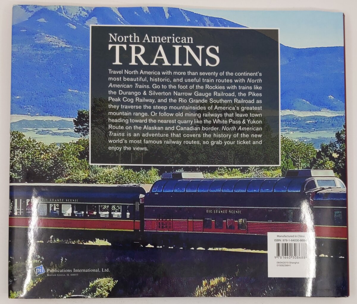 North American Trains Hardcover Book By Publications International Ltd. VG