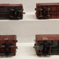 Assorted O Scale 2-Rail Custom Painted  Boxcars [4]