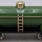 MTH 10-2079 Standard Gauge 190 Green Tank Car EX