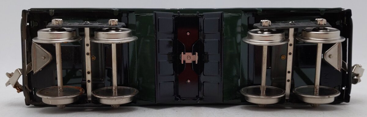 MTH 10-1053 Standard Gauge Green & Black Hopper with Brass Trim #216 VG