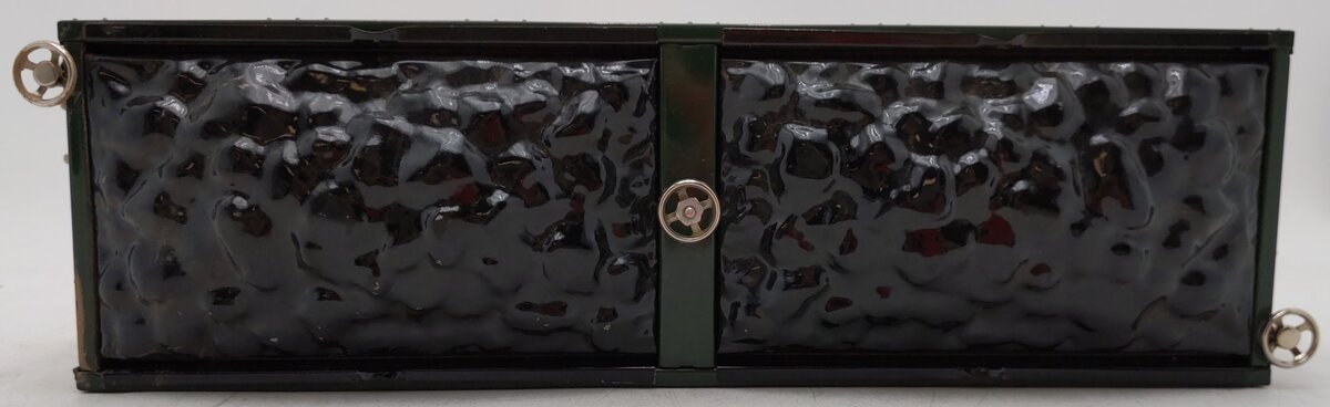 MTH 10-1053 Standard Gauge Green & Black Hopper with Brass Trim #216 VG