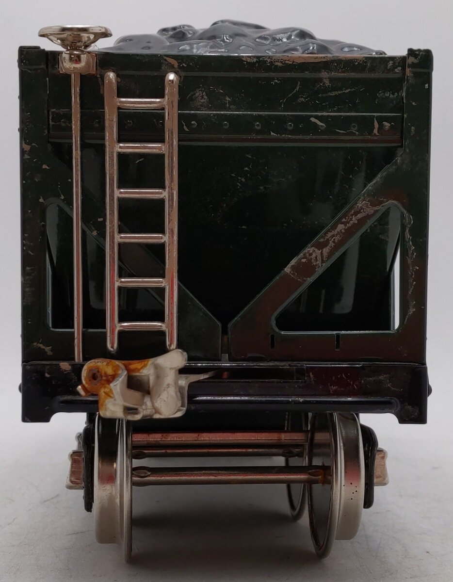 MTH 10-1053 Standard Gauge Green & Black Hopper with Brass Trim #216 VG