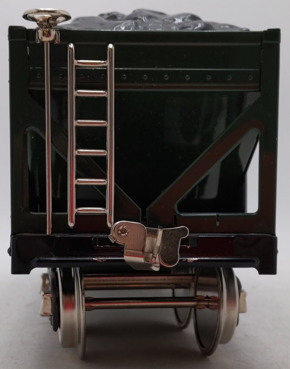 MTH 10-1053 Standard Gauge Green & Black Hopper with Brass Trim #216 VG