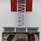 MTH 10-1044 Standard Gauge #92 Flood Light Towers Silver with Red Base EX
