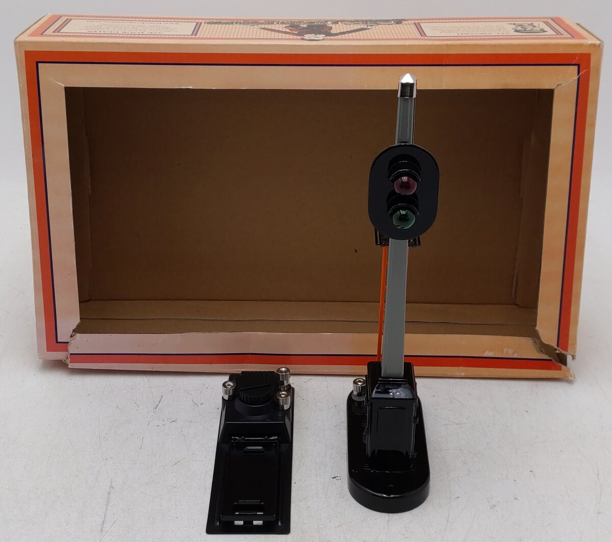 MTH 11-90115 Standard #153 Operating Block Signal, Black/Gray EX/Box