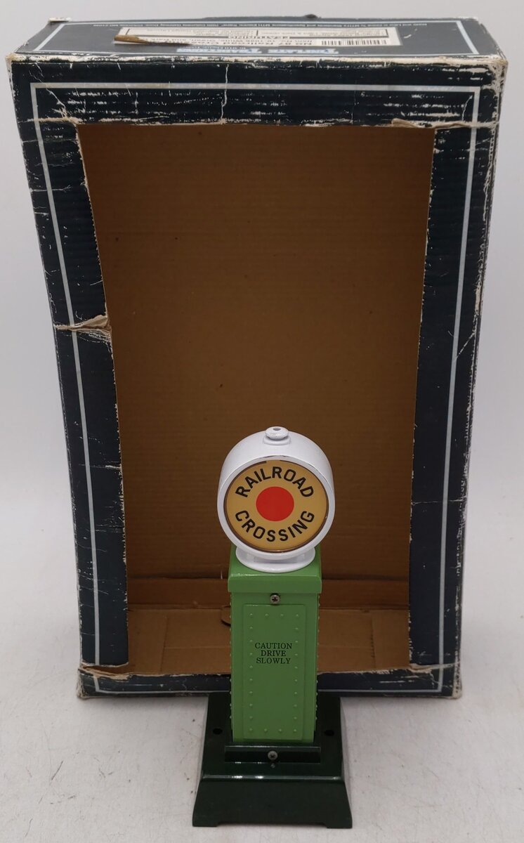 MTH 10-1096 Standard Gauge RR Crossing Signal EX/Box