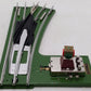 MTH 11-99074 Standard Gauge Tinplate Green 72 Inch Remote RH Switch EX/Box
