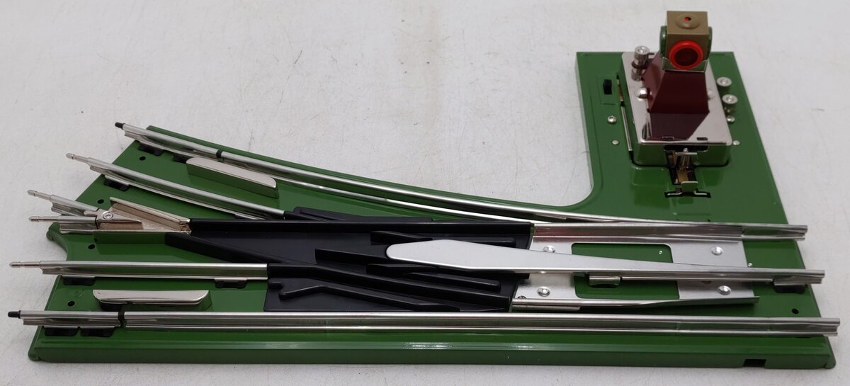 MTH 11-99074 Standard Gauge Tinplate Green 72 Inch Remote RH Switch EX/Box