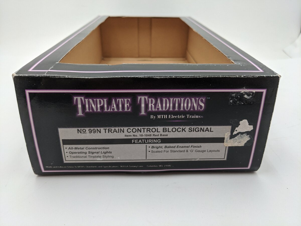 MTH 10-1048 Standard Gauge No. 99 Train Control Block Signal EX/Box
