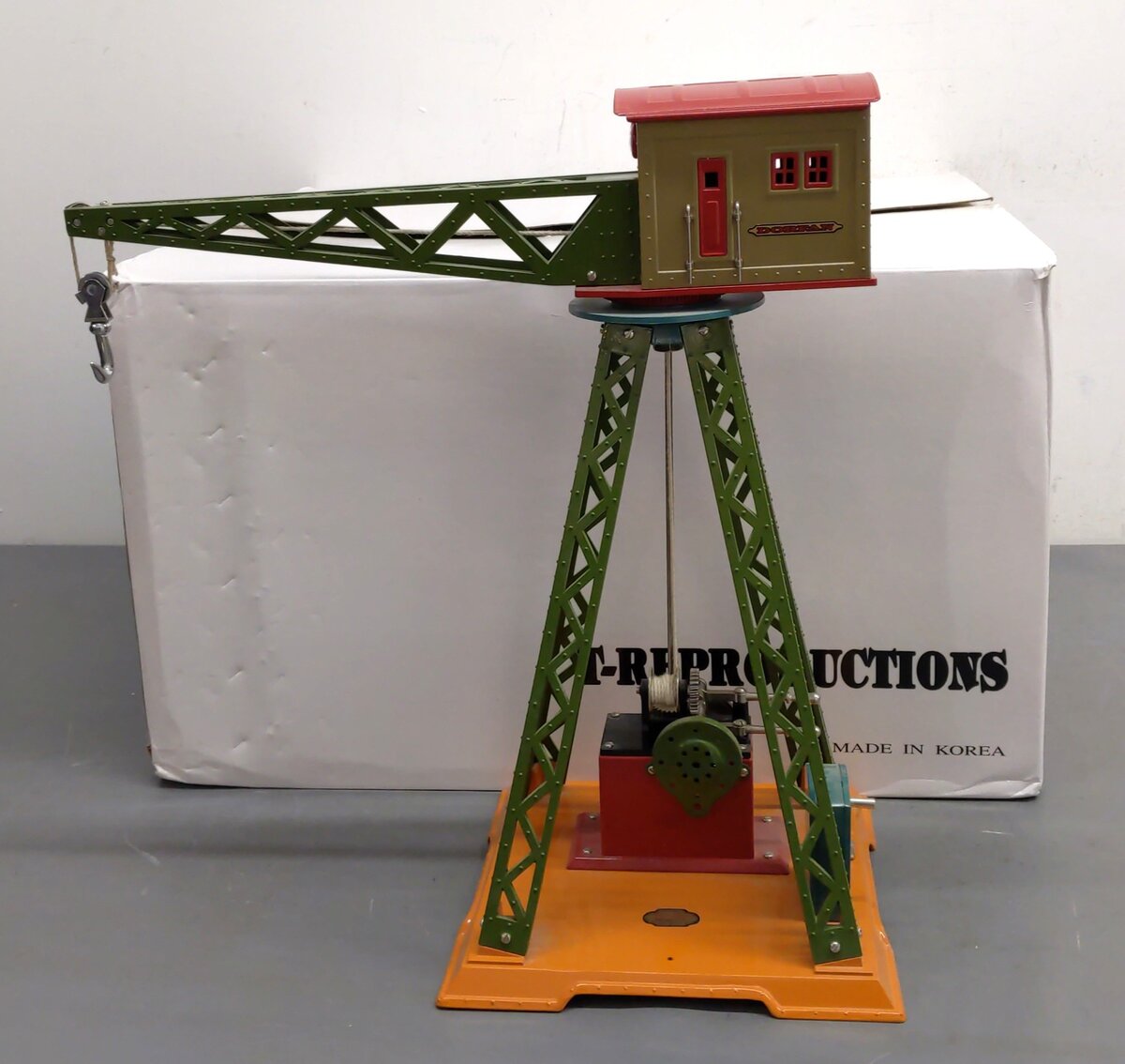 T-Reproductions 70 Standard Gauge Dorfan Electric Crane EX/Box