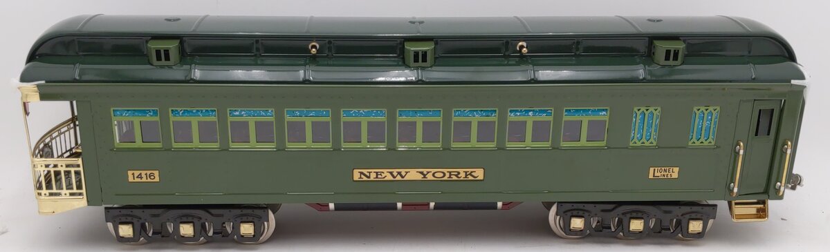 Lionel 6-13406 Standard Gauge New York State Set Observation Car #1416 LN