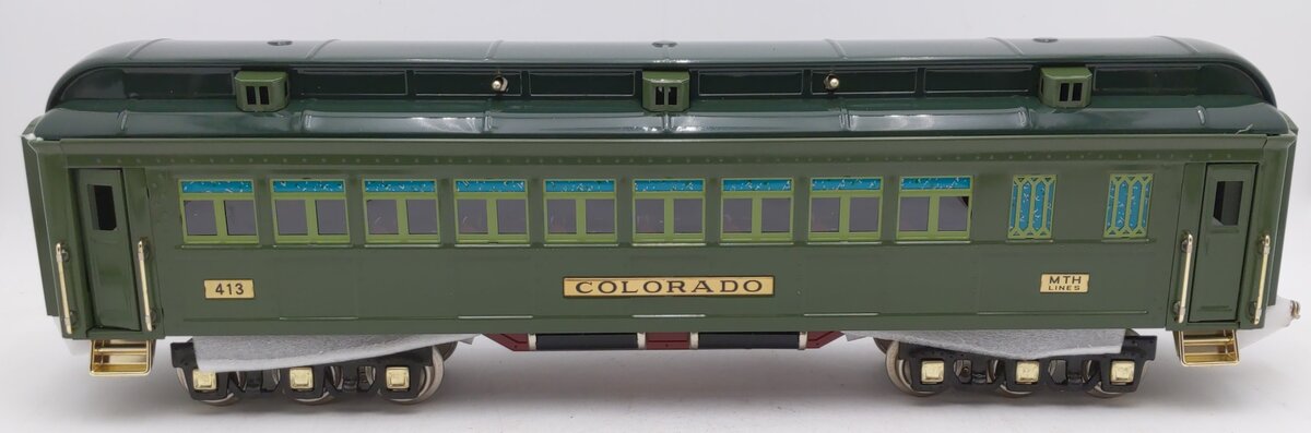 MTH 10-1078B Standard Gauge Colorado State Coach Car #413 EX