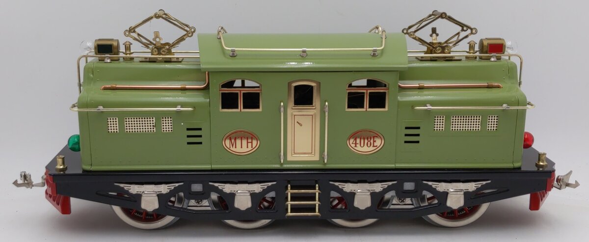 MTH 10-1022 Standard Gauge 408E Apple Green Electric Locomotive EX