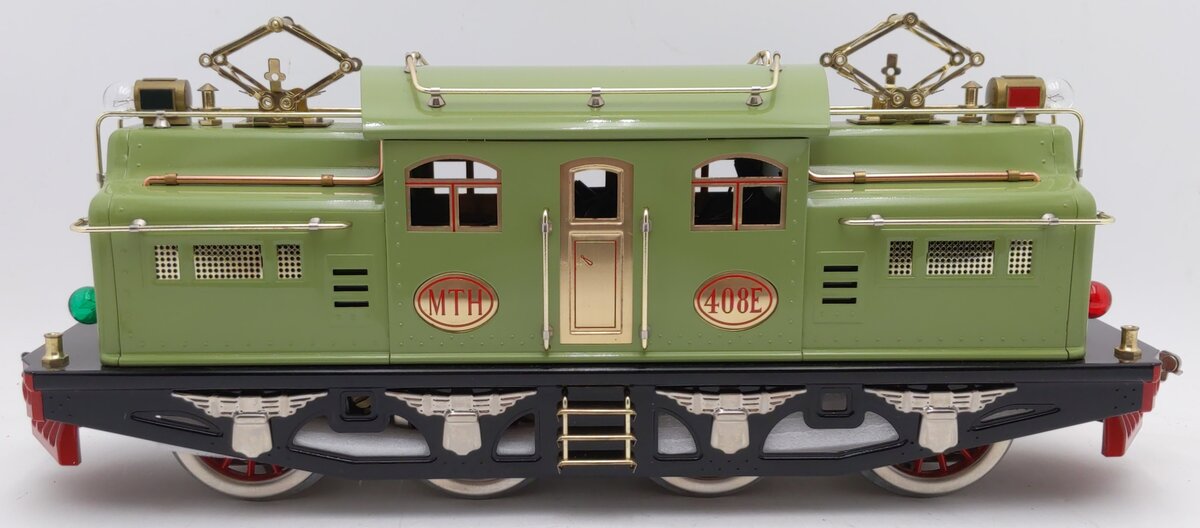 MTH 10-1022 Standard Gauge 408E Apple Green Electric Locomotive EX