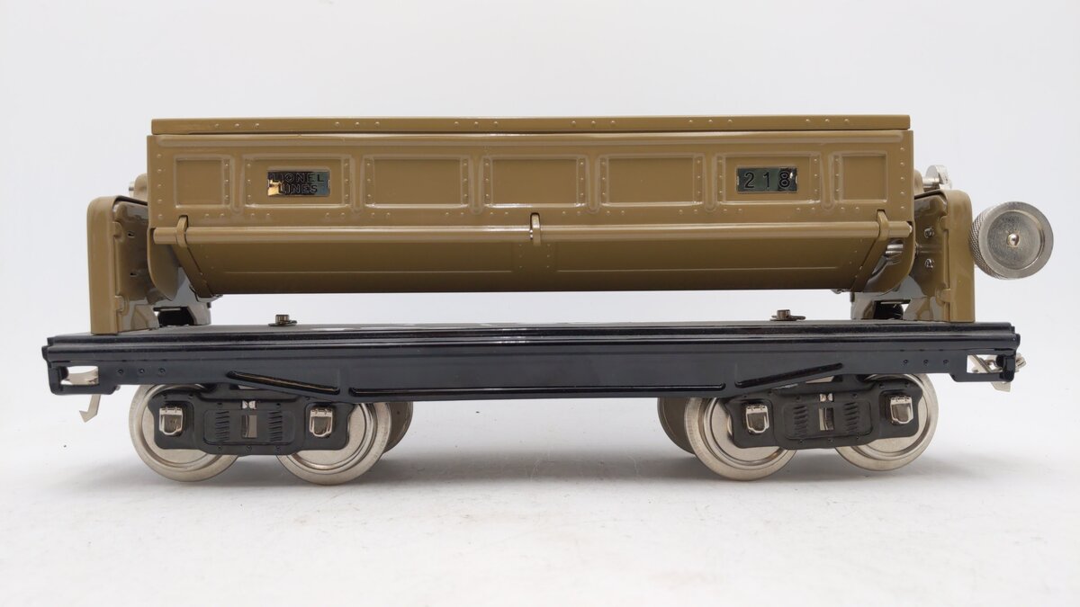 MTH 10-1084 Standard Gauge Tinplate Mojave Dump Car #218 LN