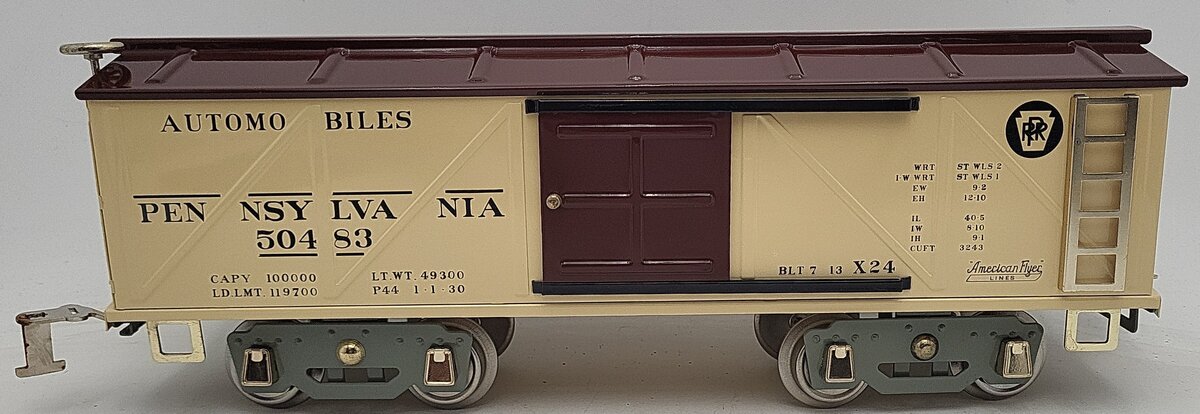 MTH 11-30225 Std. Gauge Pennsylvania 4018 Automobile Car #50483