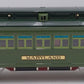 MTH 10-5033 Standard Gauge Solarium State Car Two-Tone Green EX