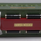 MTH 10-5033 Standard Gauge Solarium State Car Two-Tone Green EX