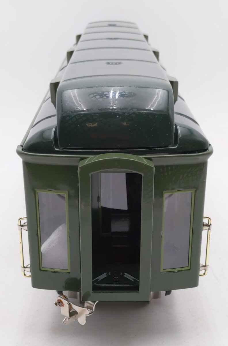 MTH 10-5033 Standard Gauge Solarium State Car Two-Tone Green EX