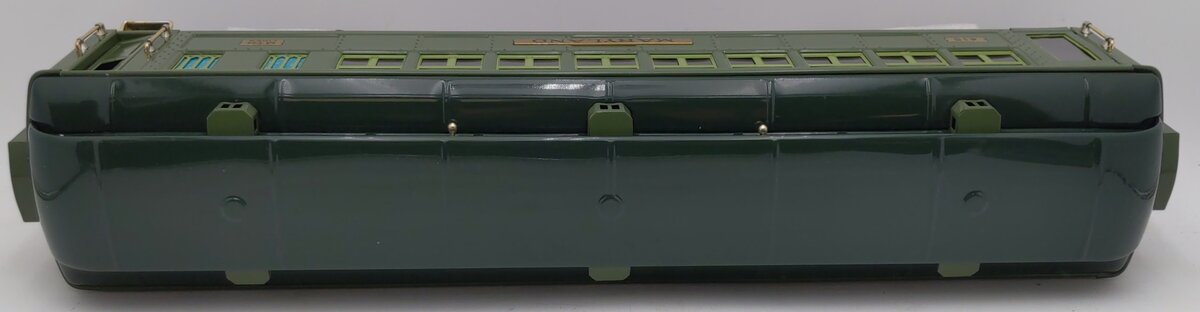 MTH 10-5033 Standard Gauge Solarium State Car Two-Tone Green EX