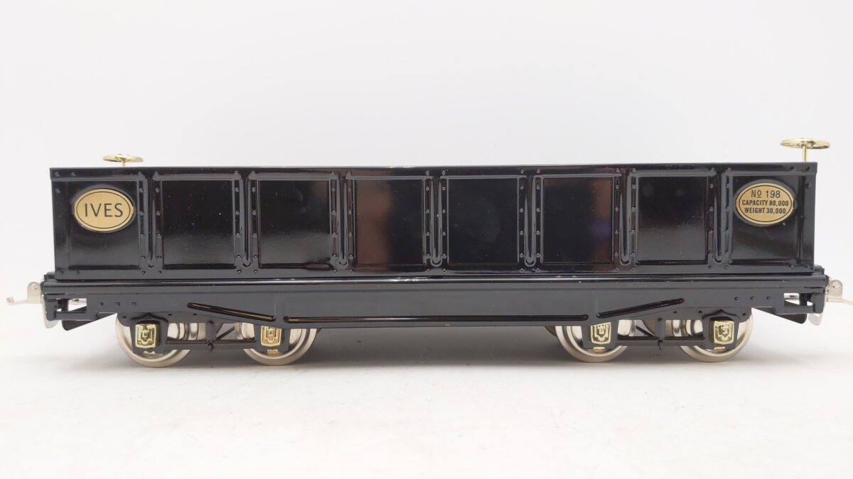 MTH 10-2082 Standard Gauge Ives #198 Gravel Car EX