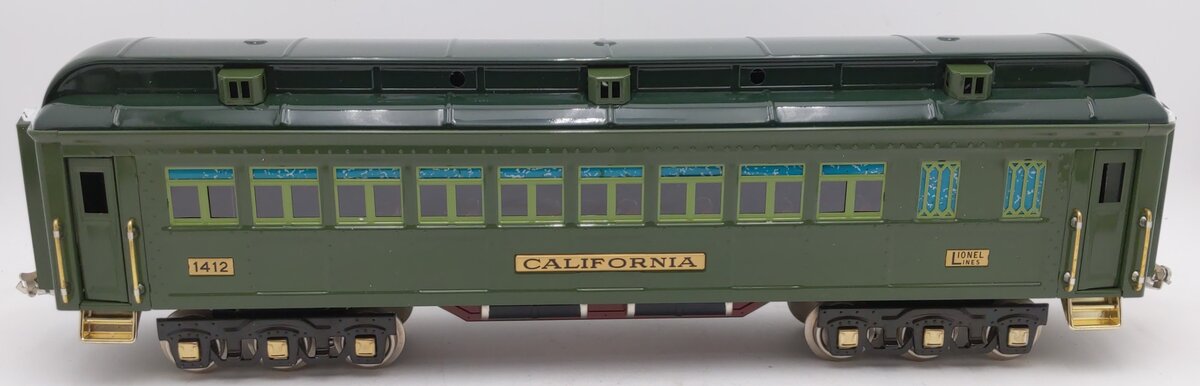 Lionel 6-13404 Standard Gauge California Passenger Car #1412 LN