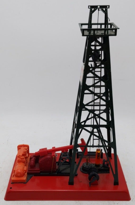 Lionel 6-2305 O Gauge Getty Operating Oil Derrick And Pump VG
