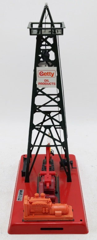 Lionel 6-2305 O Gauge Getty Operating Oil Derrick And Pump VG