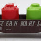 KMT 54206 O Scale Western Maryland Gondola w/ Custom Cannisters EX