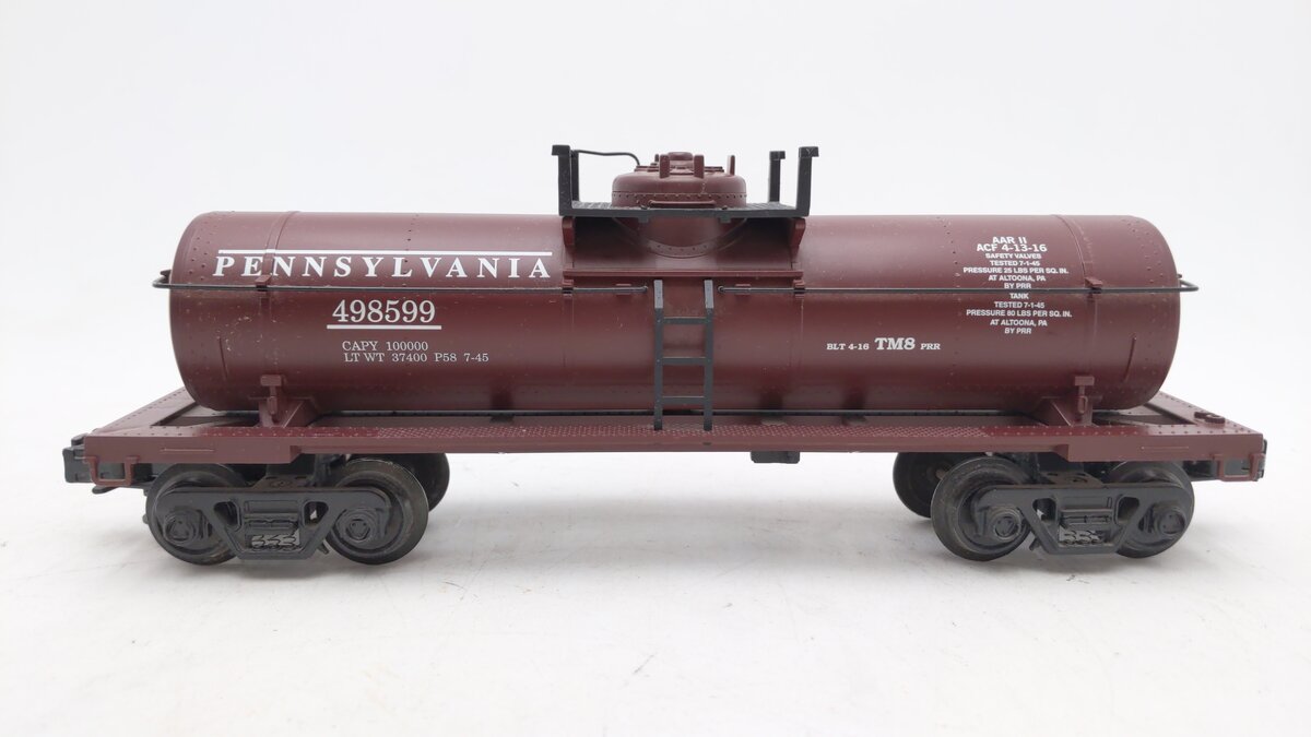 Industrial Rail 6002 O Gauge Pennsylvania Single Dome Tank Car #498599 EX/Box