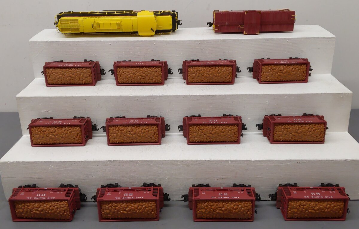 Lionel 1922090 Erie Mining Company O Gauge Diesel Train Set with Bluetooth EX/Box