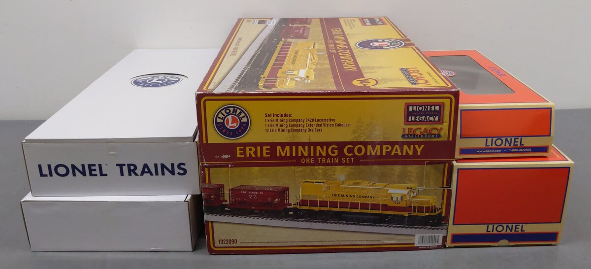 Lionel 1922090 Erie Mining Company O Gauge Diesel Train Set with Bluetooth EX/Box
